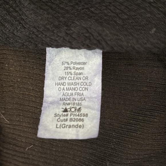 NWT Audrey L ballet cross front bodysuit - Picture 5 of 5